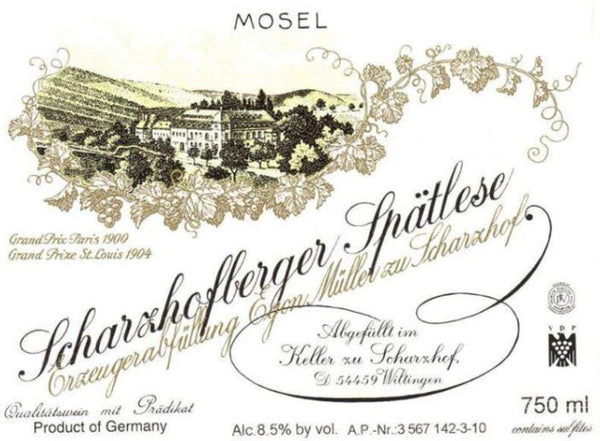 Weingut Egon Müller Scharzhofberger Riesling Spätlese 2024 — Saar, Mosel