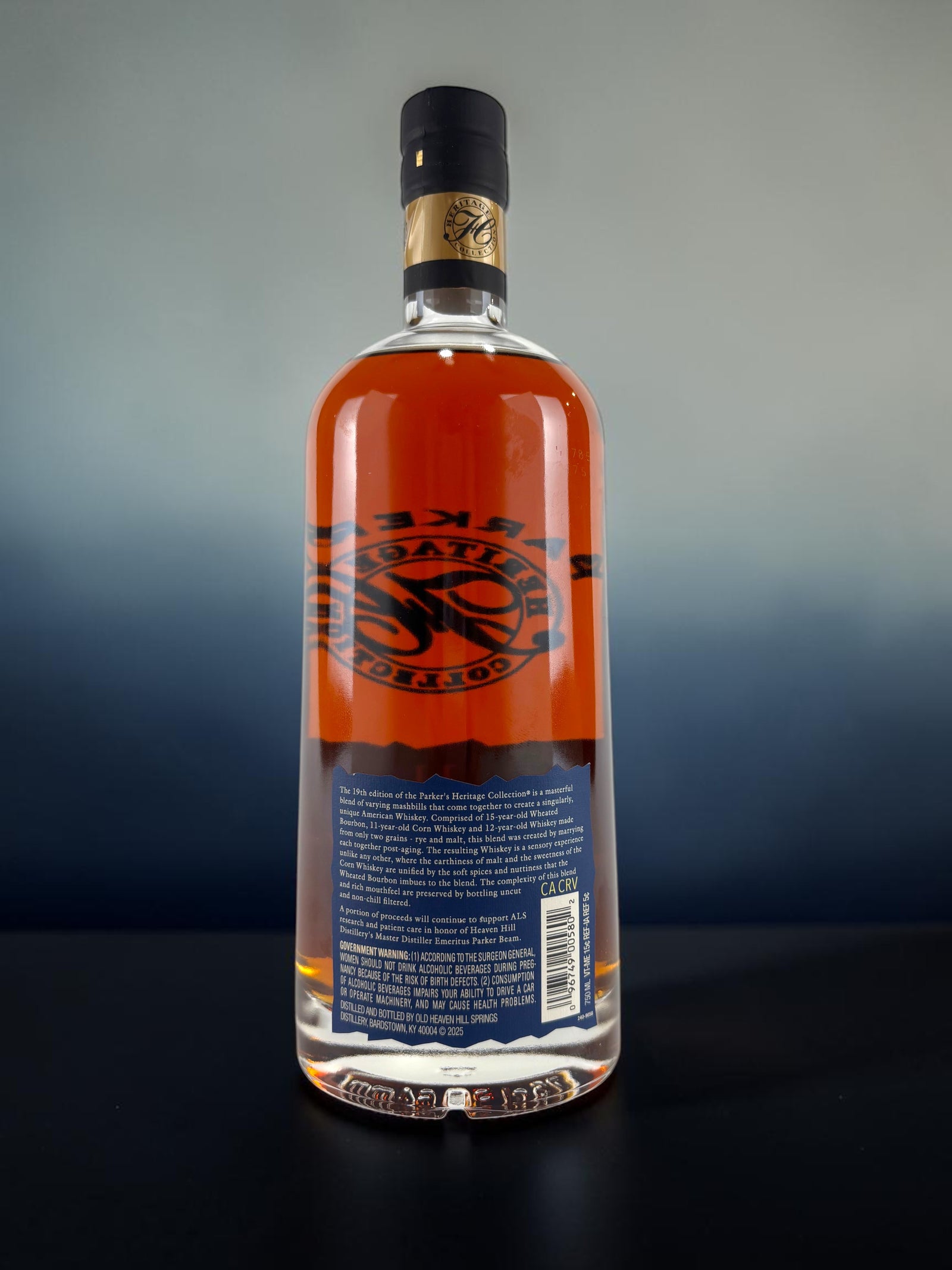 Bottle-Specific Data
Parker's Heritage 11th Edition bottle-specific barrel data and proof detail.