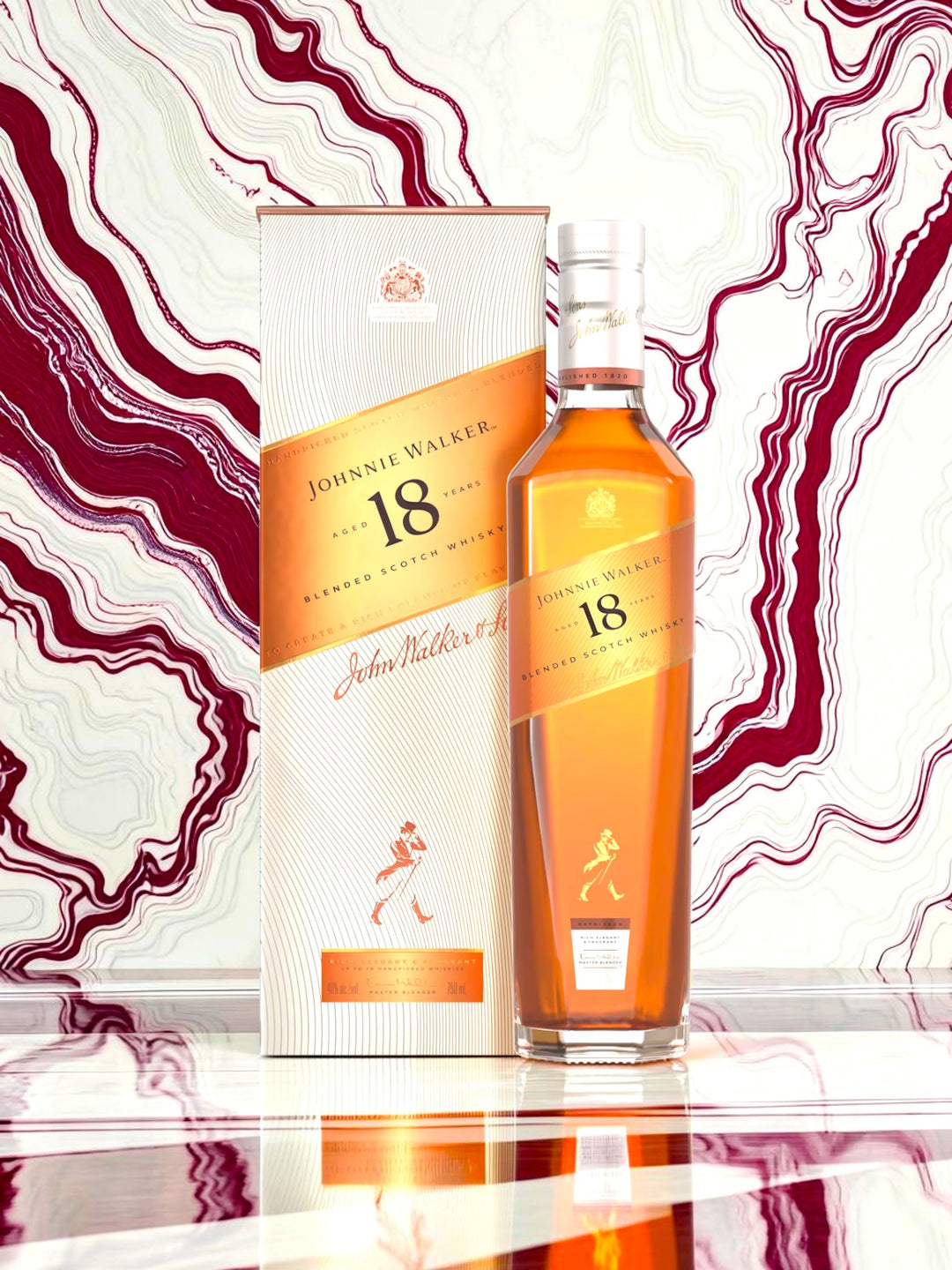 Johnnie Walker Platinum Label 18 Year Old Blended Scotch Whisky — Aged Reserve Blend, 80 Proof