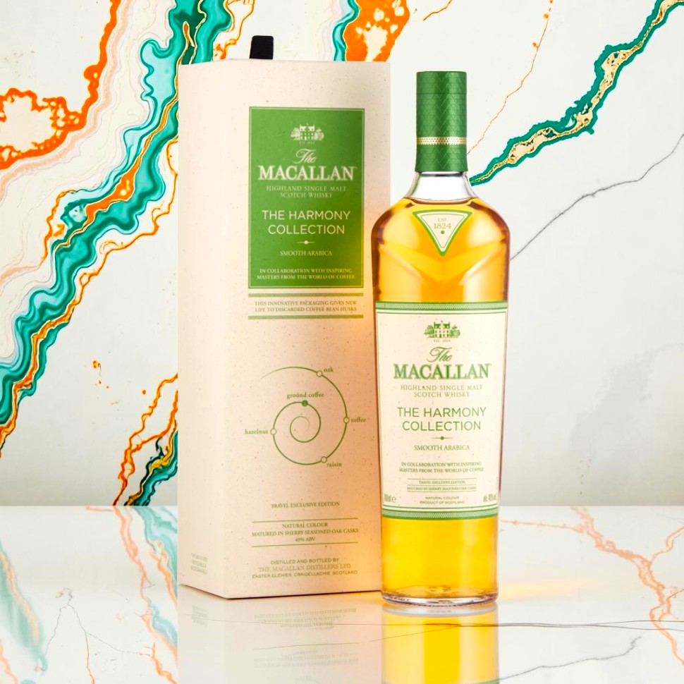 The Macallan Harmony Collection Smooth Arabica Highland Single Malt Scotch Whisky — 2022 Travel Retail Release, 80 Proof
