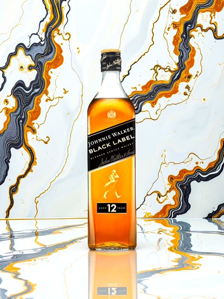 Johnnie Walker Black Label 12 Year Old Blended Scotch Whisky — Diageo Core Range, 80 Proof