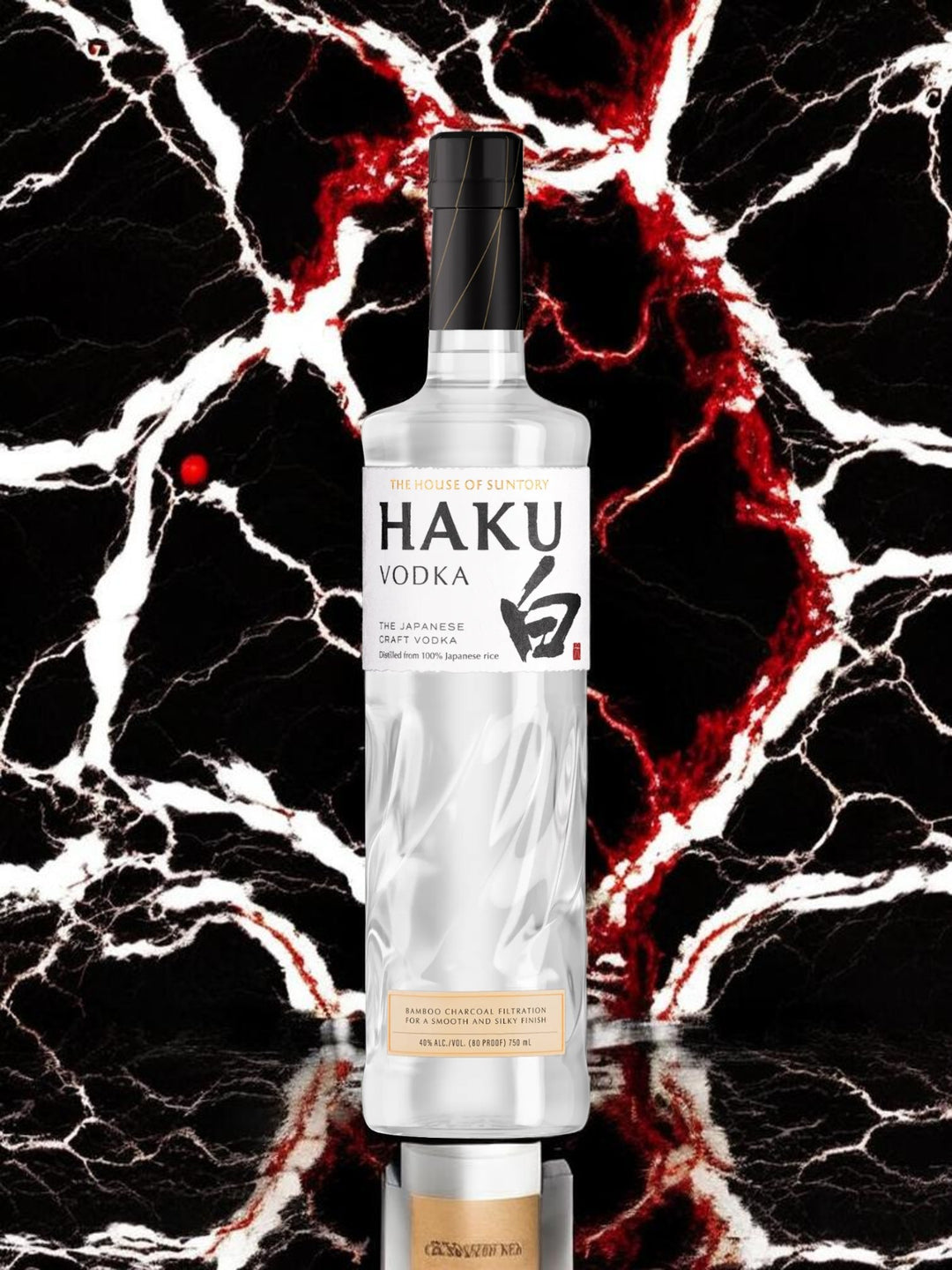 Suntory Haku Japanese Craft Vodka — White Rice Base, Bamboo Charcoal Filtration