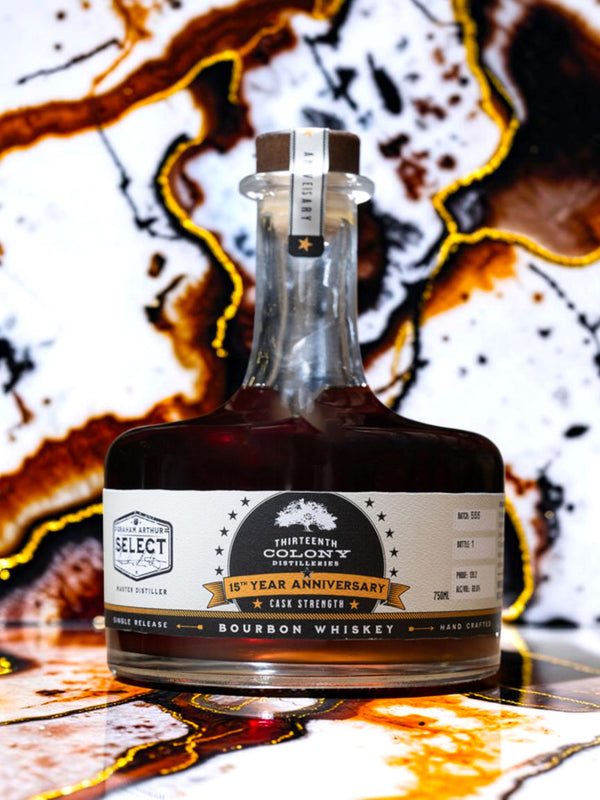 13th Colony 15th Anniversary Cask Strength Bourbon Whiskey (2024)