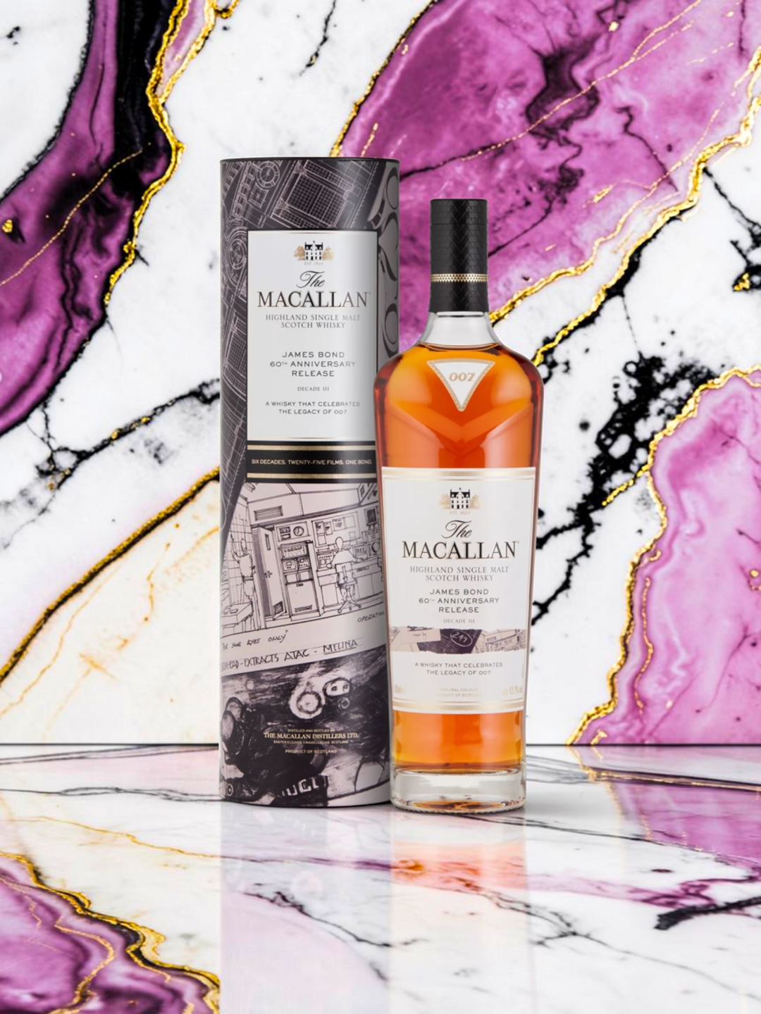 The Macallan James Bond 60th Anniversary Release Decade III