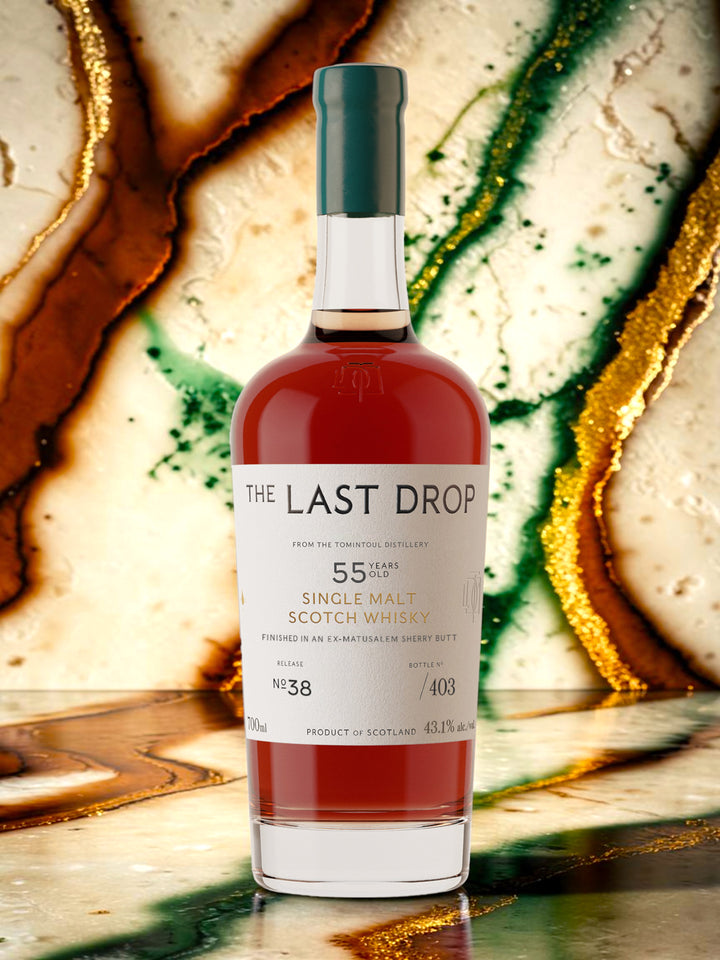The Last Drop 55 Year Old Single Malt Scotch Whisky from Tomintoul Distillery (Release No. 38)