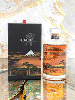 Hibiki 21 Year Old Mount Fuji Decanter (Presentation Box Edition)