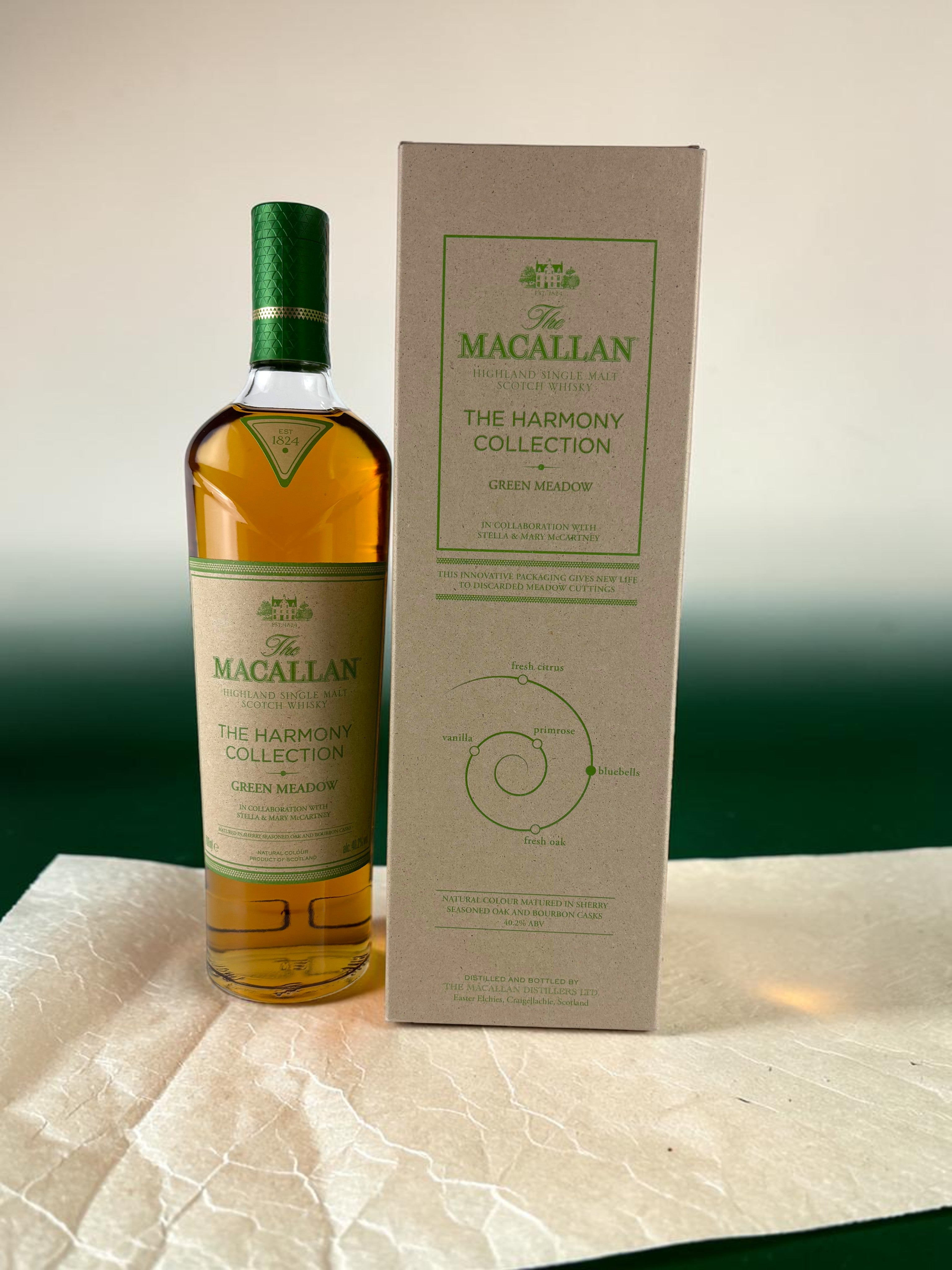 ウイスキー The Macallan Harmony Collection Green M. The Macallan Harmony Collection 'Green Meadow' | McCartney Edition