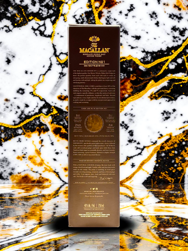 The Macallan Edition No. 1 Highland Single Malt Scotch Whisky (2015 Release)