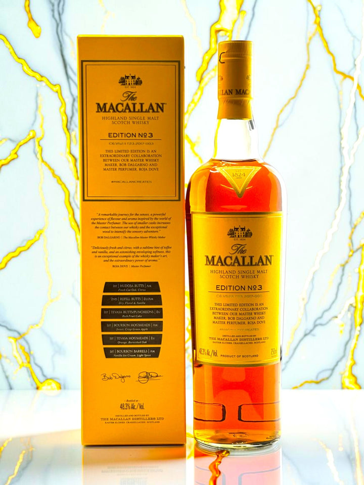 The Macallan Edition No. 3 Highland Single Malt Scotch Whisky (2017 Release)