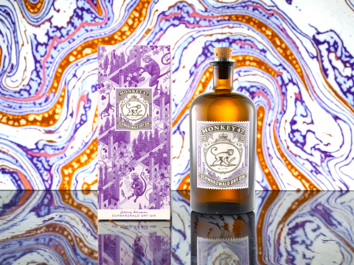 Monkey 47 Schwarzwald Dry Gin — German Black Forest, 47 Botanicals, 47% ABV